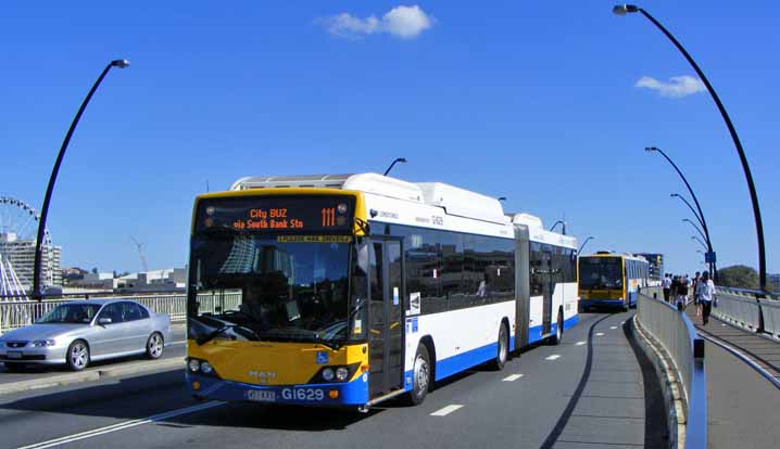 Brisbane Transport MAN NG313F articulated bus 1629